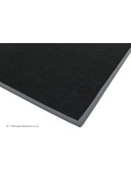 Sisal Black Grey Rug - Thumbnail - 4