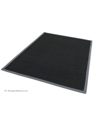 Sisal Black Grey Rug - Thumbnail - 6