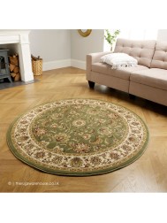 Bashlyk Green Circle Rug - Thumbnail - 2