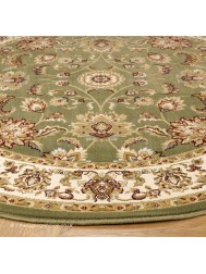 Bashlyk Green Circle Rug - Thumbnail - 4