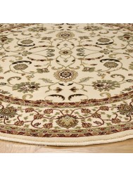 Chorsu Beige Circle Rug - Thumbnail - 4