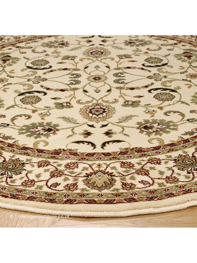 Chorsu Beige Circle Rug - 4