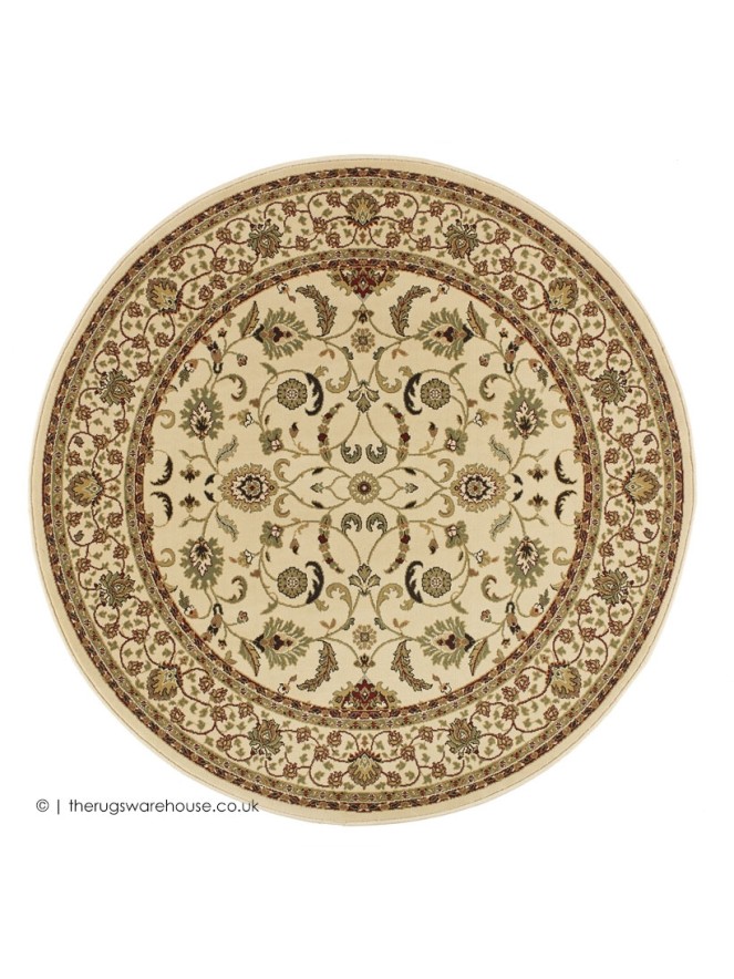 Chorsu Beige Circle Rug - 7