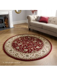 Chorsu Red Circle Rug - Thumbnail - 2