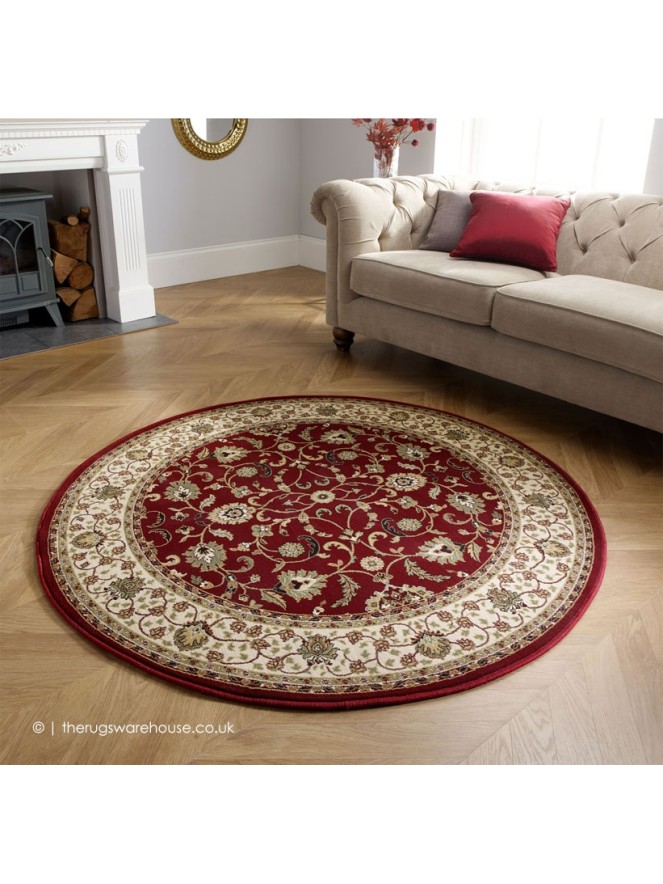 Chorsu Red Circle Rug - 2