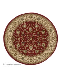 Chorsu Red Circle Rug - Thumbnail - 7