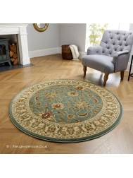 Mulan Green Circle Rug - Thumbnail - 2