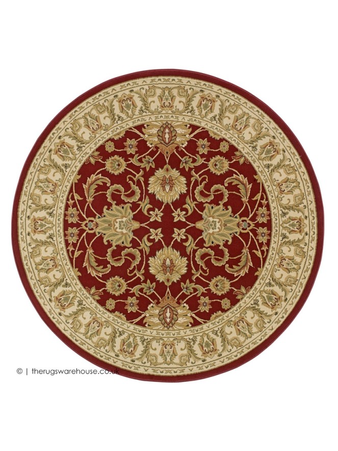 Mulan Red Circle Rug - 6