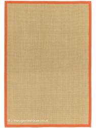 Sisal Linen Orange Rug - Thumbnail - 5