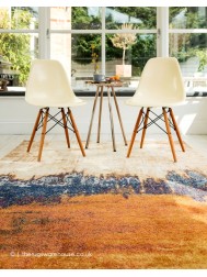 Distress Orange Rug - Thumbnail - 2