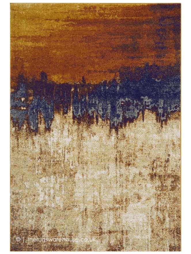 Distress Orange Rug - 6