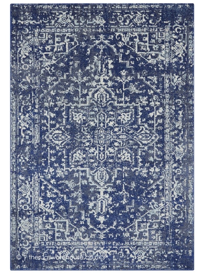 Antique Navy Rug  - 6