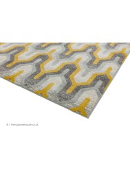 Nova Grey Yellow Rug - Thumbnail - 4