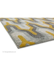 Nova Grey Yellow Rug - Thumbnail - 5