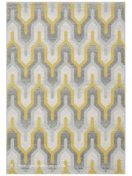 Nova Grey Yellow Rug - Thumbnail - 6