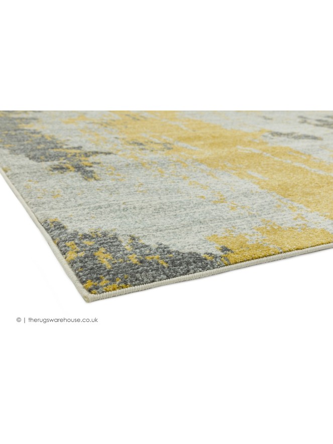 Painterly Ochre Rug - 4