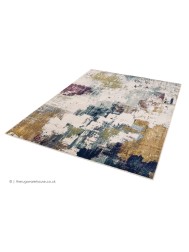 Abstract Mustard Multi Rug - Thumbnail - 2