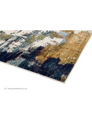 Abstract Mustard Multi Rug - Thumbnail - 4