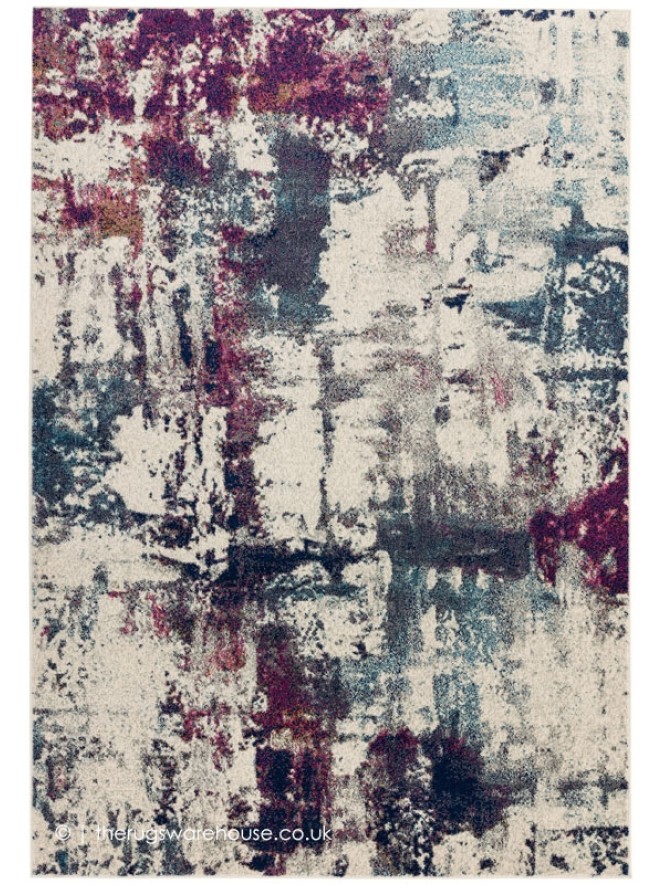 Abstract Navy Multi Rug - 7