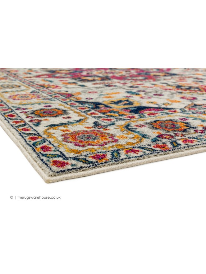 Persian White Multi Rug - 5