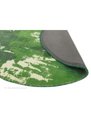 Saturn Green Circle Rug - Thumbnail - 4