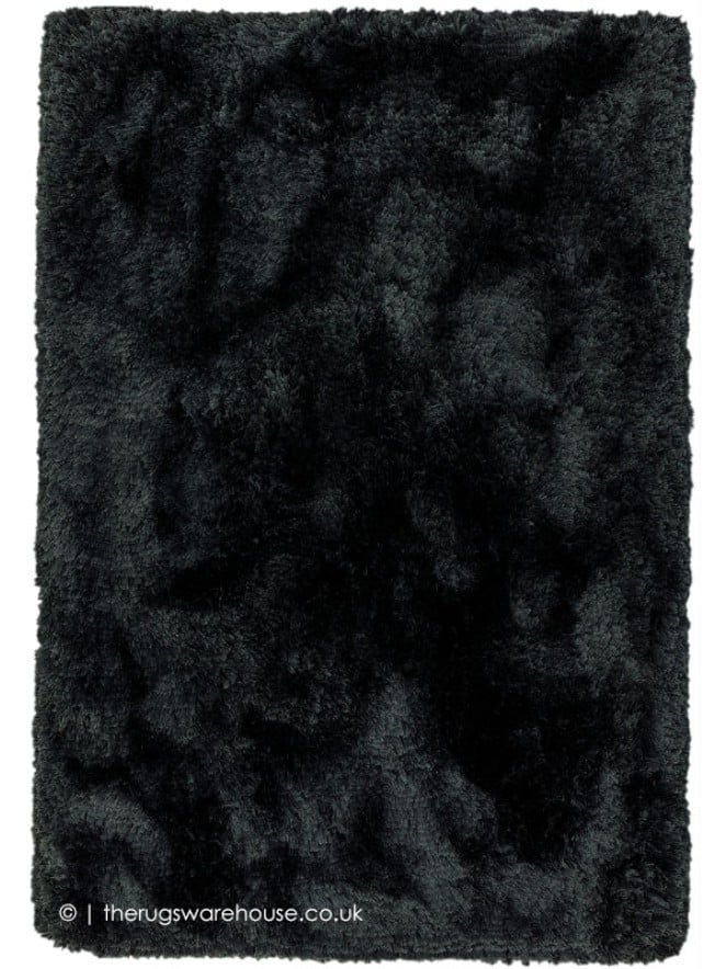 Plush Black Rug - 9