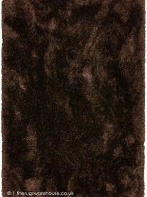Plush Rust Terracotta Plain Handmade Polyester Shaggy Rug by Asiatic ...