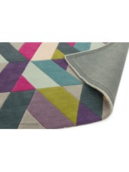 Funk Chevron Blue Green Rug - Thumbnail - 3