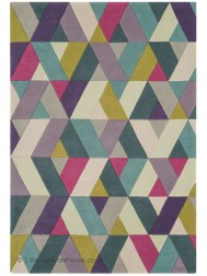 Funk Chevron Blue Green Rug - Thumbnail - 7