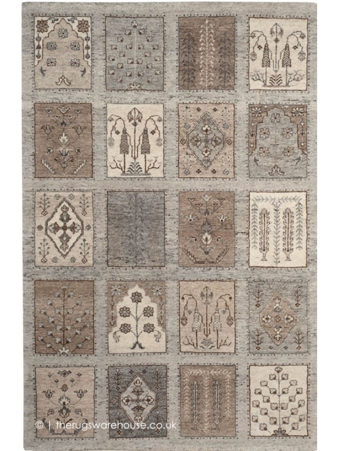 Karasaray Light Grey Rug - 5