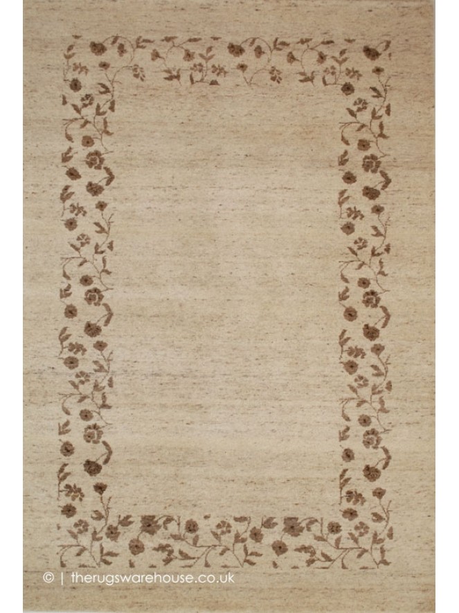 Eternity Border Ivory Sand Rug - 4