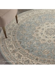 Garzan Aqua Circle Rug - Thumbnail - 4