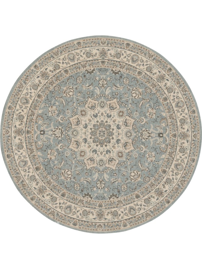 Garzan Aqua Circle Rug - 5