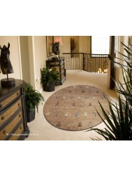 Sarkoy Sand Circle Rug - Thumbnail - 2