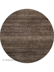 Shards Grey Circle Rug - Thumbnail - 5