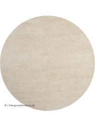 Heaven Uni Cream Circle Rug - Thumbnail - 4