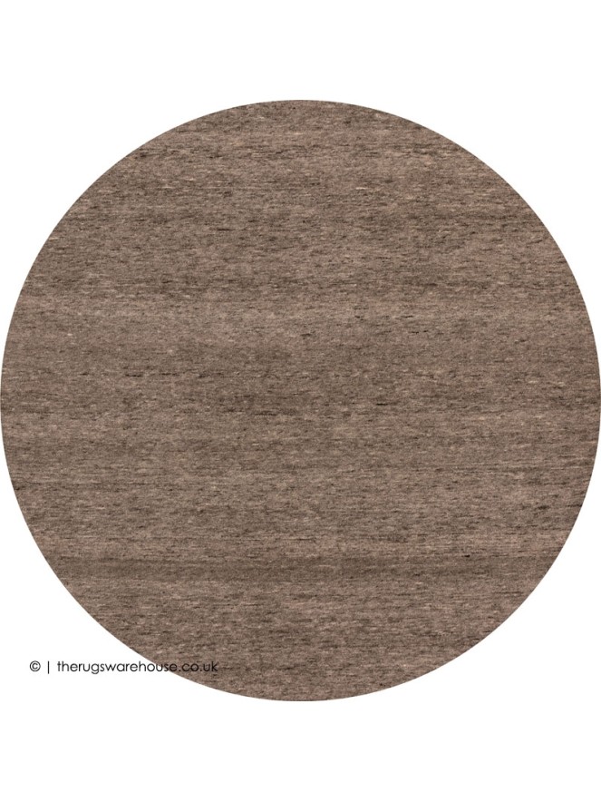 Heaven Uni Grey Circle Rug - 4