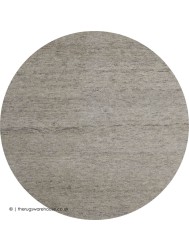 Heaven Uni Light Grey Circle Rug - Thumbnail - 4