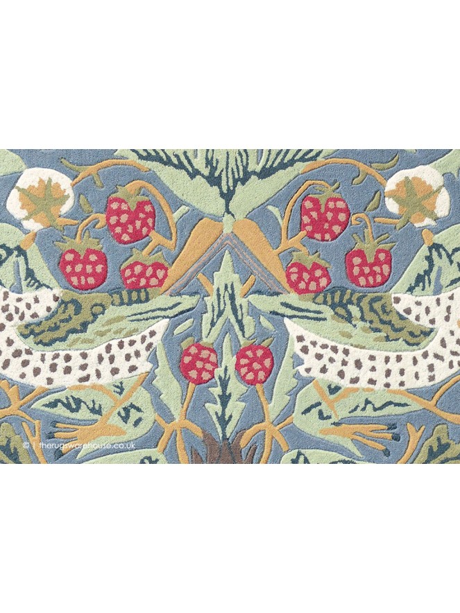 Strawberry Thief Slate Rug - 4