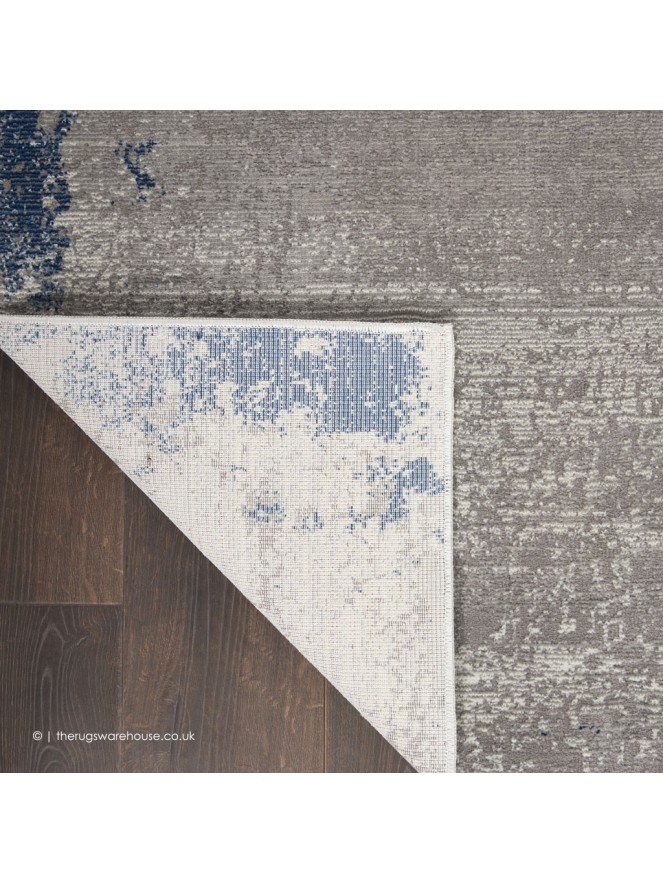 Byala Grey Navy Rug - 5