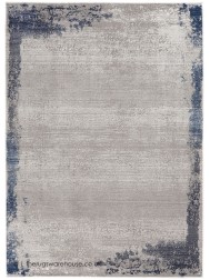 Byala Grey Navy Rug - Thumbnail - 7