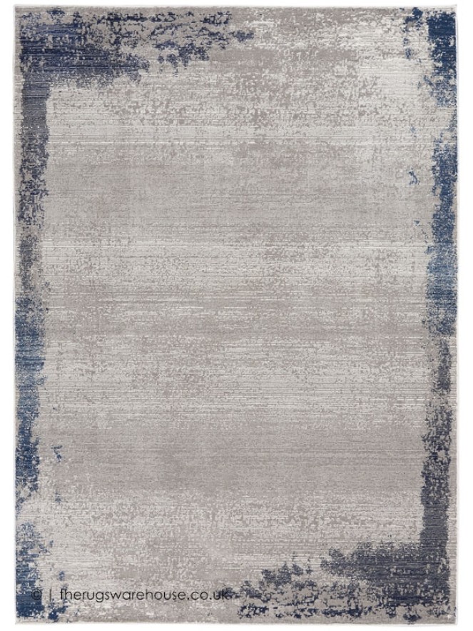 Byala Grey Navy Rug - 7