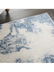 Varvara Ivory Blue Rug - Thumbnail - 5