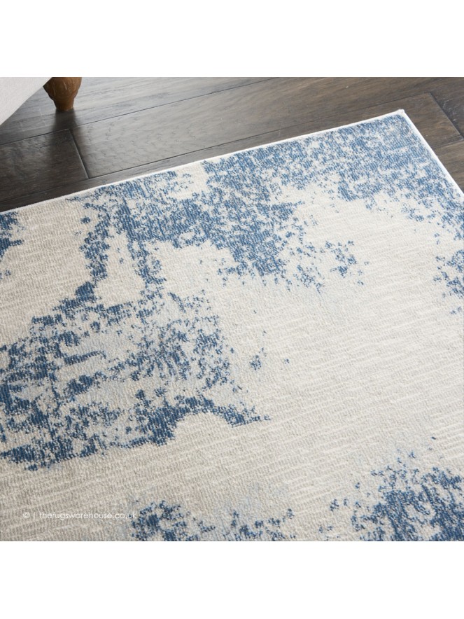 Varvara Ivory Blue Rug - 5