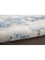 Varvara Ivory Blue Rug - Thumbnail - 7