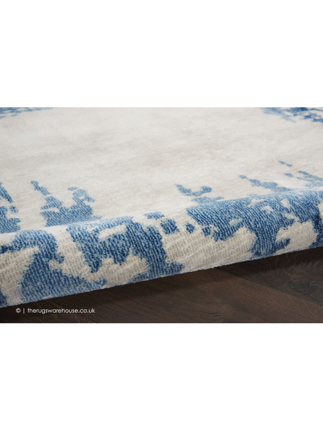 Malko Ivory Blue Rug - 4