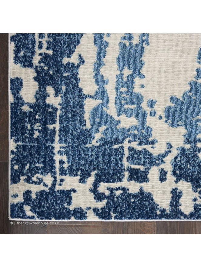 Malko Ivory Blue Rug - 5