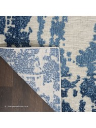 Malko Ivory Blue Rug - Thumbnail - 6