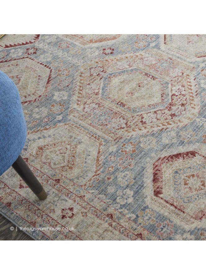 Homestead Light Blue Multi Rug - 3