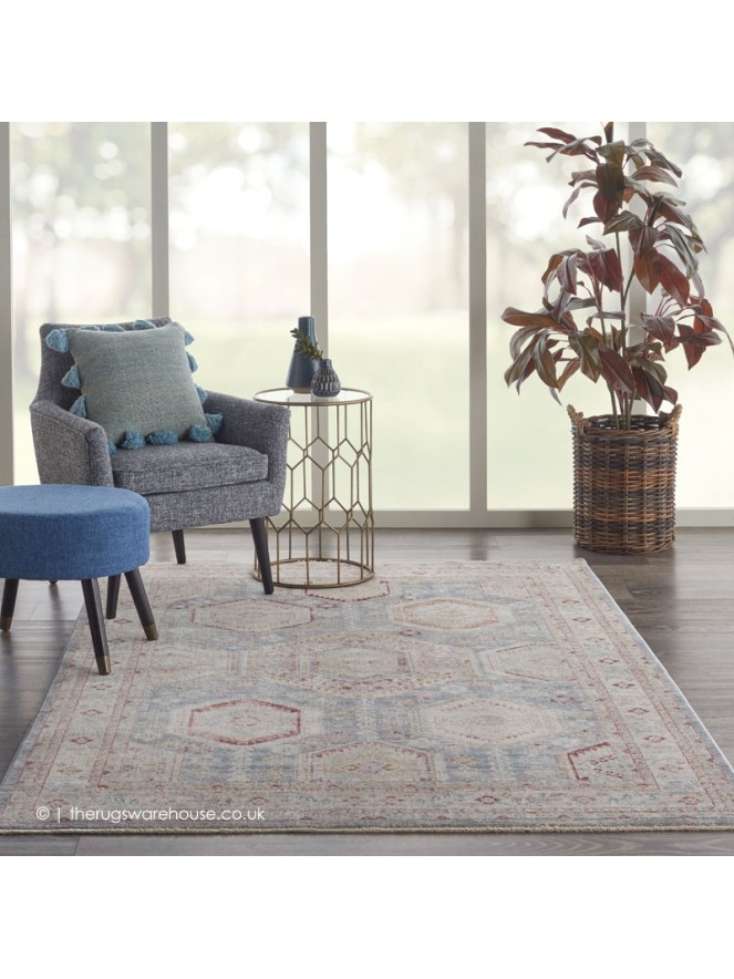 Homestead Light Blue Multi Rug - 2